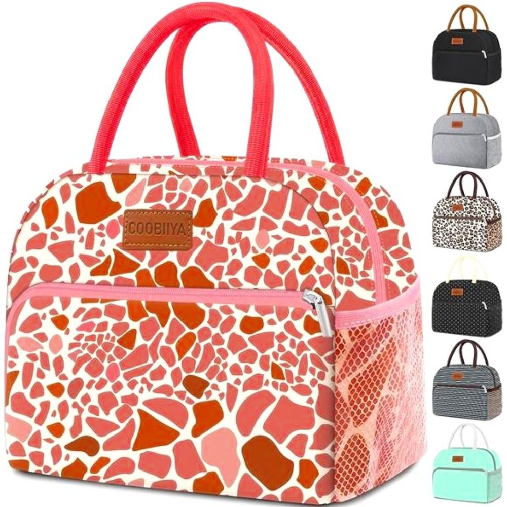 Lunch Bag Women, Insulated & Leakproof Lunch Case + Cute Cooler